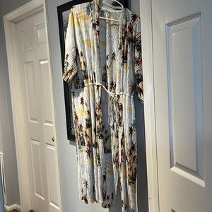 Zara kimono or swim cover up size Sm